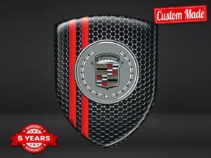 Cadillac Adesivi Lunotto Furgoni Resistenti Limitati Stile ST